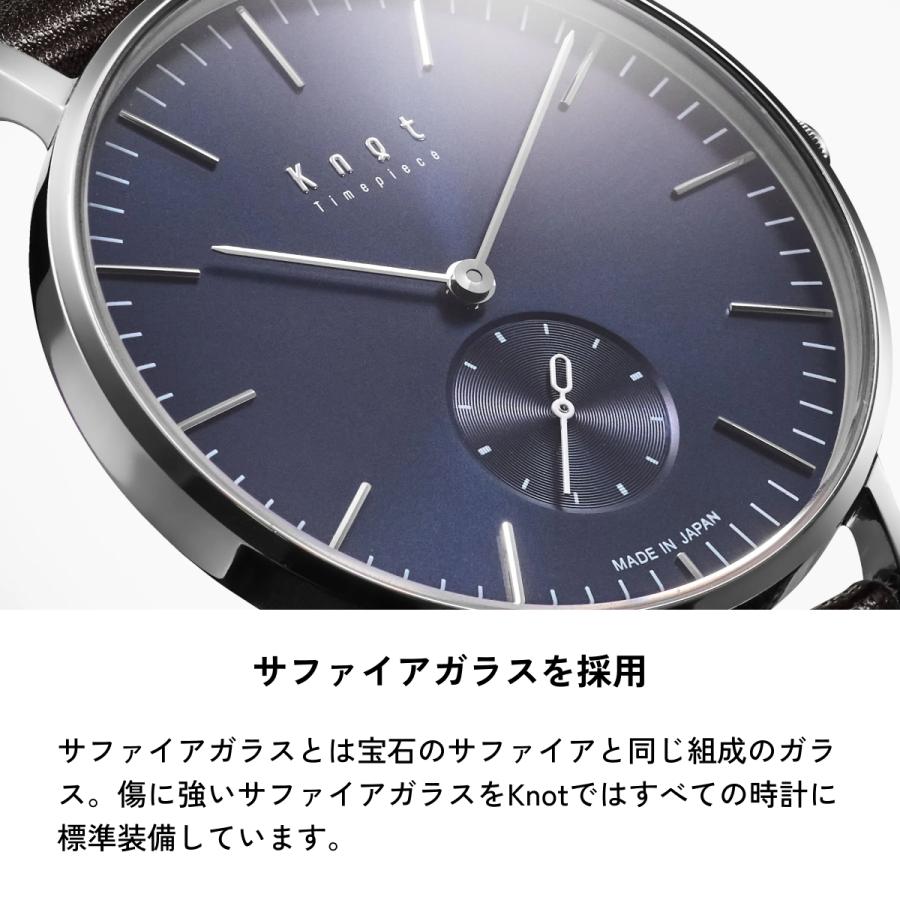 Knot 腕時計 スモールセコンド 時計本体のみ 日本製 36mm Knot 腕時計 スモールセコンド 時計本体のみ 日本製 36mm