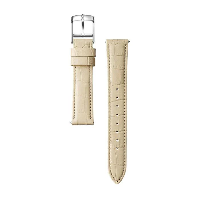 Knot 時計ベルト 型押しクロコダイル 本革 18mm : Knot ヤフー店