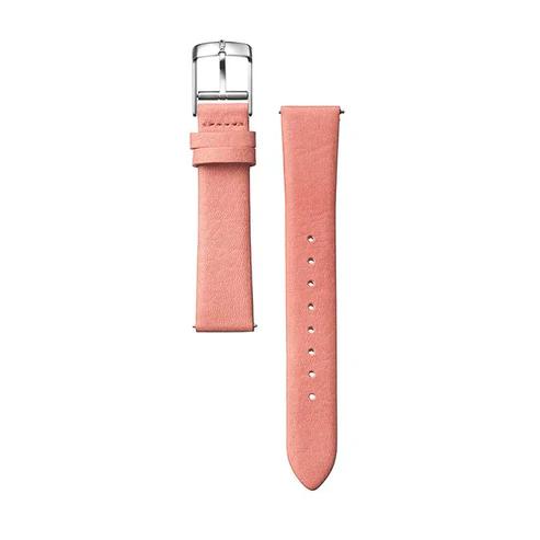 Knot 時計ベルト ボタニカルレザー 本革 18mm グレージュ ネイビー ブラウン ピンク グリーンの画像