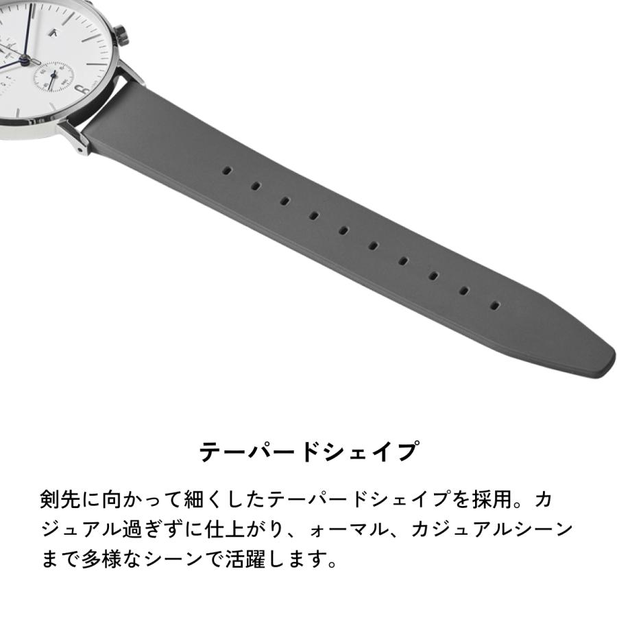Knot 時計ベルト TSR-16 シリコンラバー 防水 日本製 : Knot ヤフー店