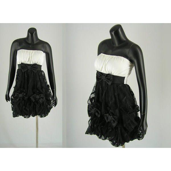 男女兼用 ベアトップワンピース二次会白 黒s Mサイズ ワンピース サイズ Sサイズ Lolas Com Co