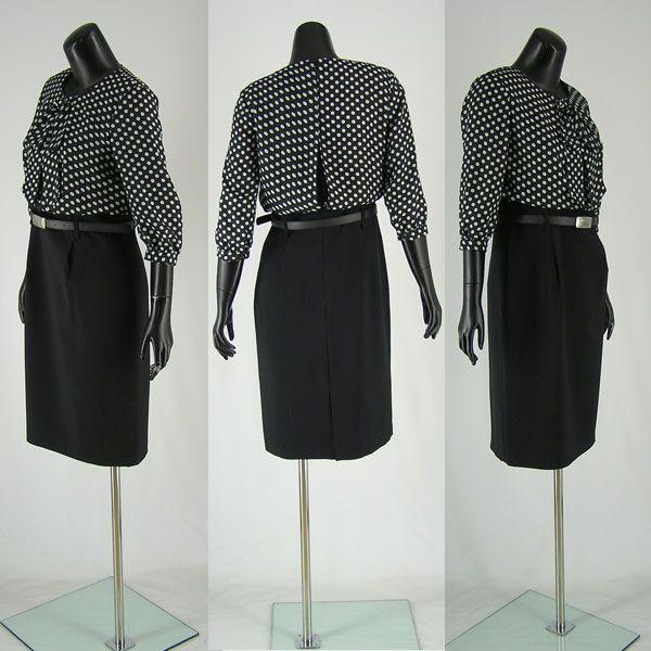 本店は 創業33年記念セール 七分袖ドット柄ワンピース黒 白玉9号11号13号 驚きの値段 Www Doctor Plan Com