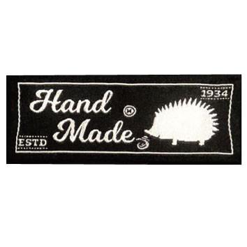 ハンドメイド織タグ 縫付タイプ ハリネズミB【サン】 : けいとの