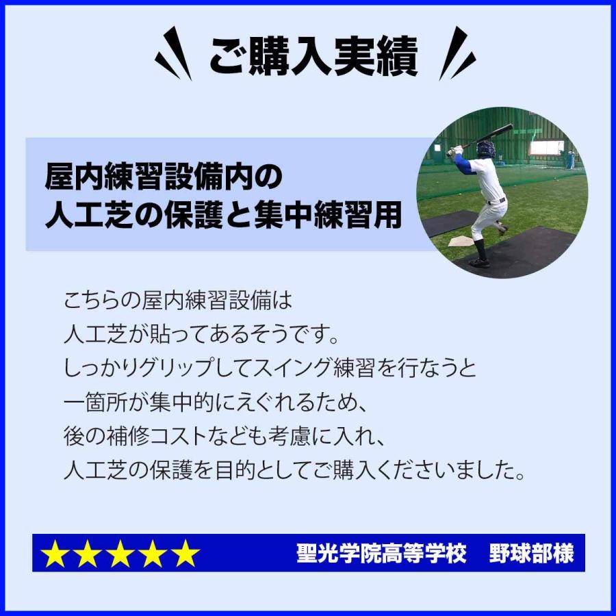 特価10枚セット バッティング練習用ゴムマット バッティングマット
