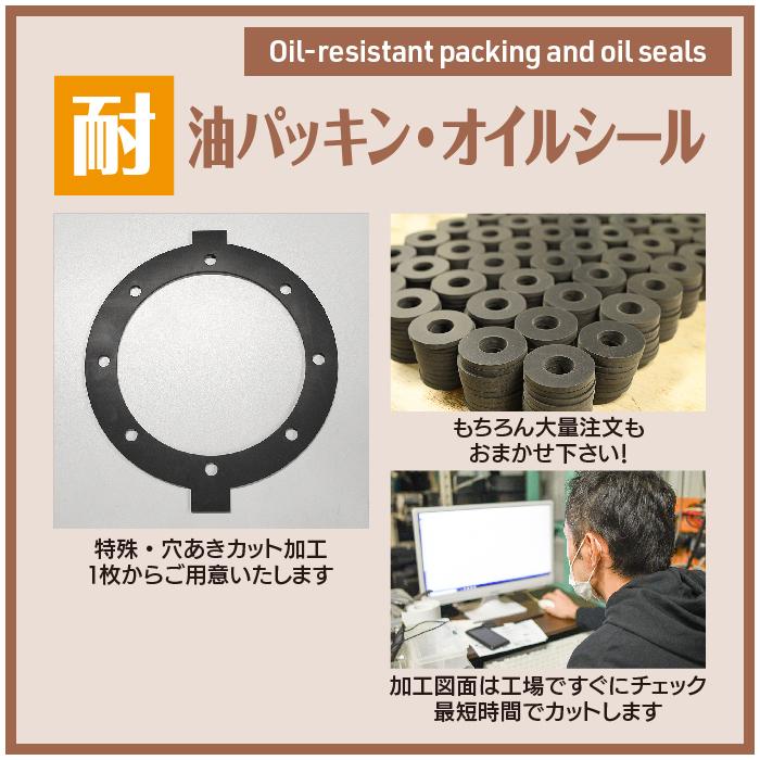 ウルトラ！ 耐油性 ゴムシート 2mm厚×幅1M×長さ9.7M 【F3225460000】(17061円)