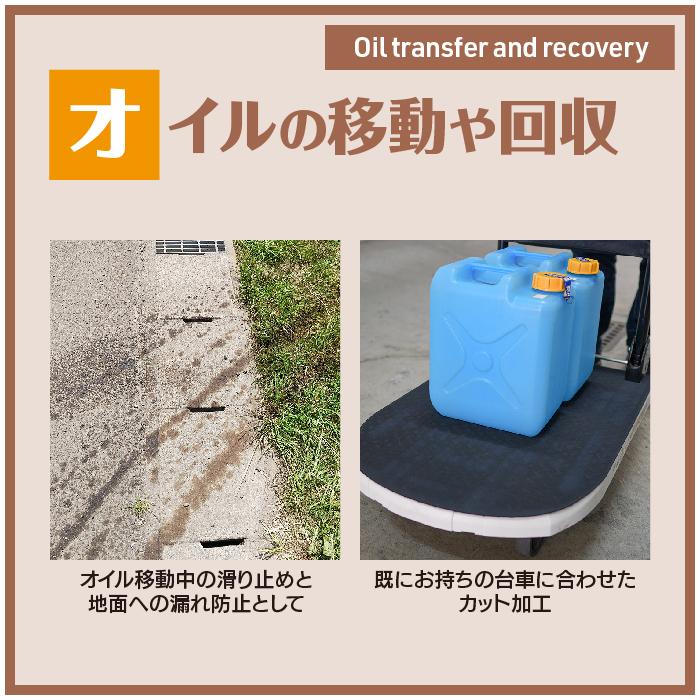 ウルトラ！ 耐油性 ゴムシート 2mm厚×幅1M×長さ9.7M 【F3225460000】(17061円)