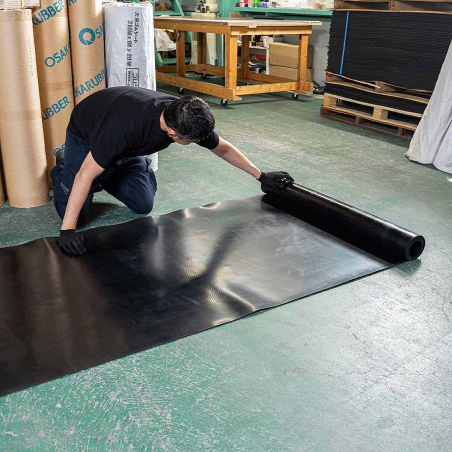 材料、部品 補強布入りゴムシート 3mm厚×幅1M×長さ8M