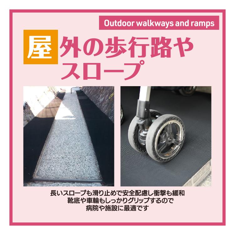 補強布入りゴムシート エンボス 5mm厚×幅1M×長さ5.2M