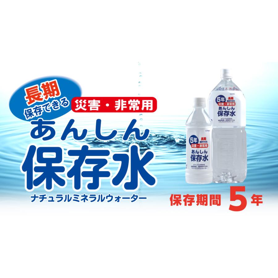 （6本セット）あんしん保存水 2L　/日本製｜ko-sai22｜02