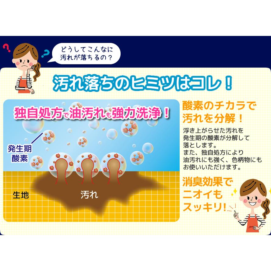 （20個セット）OXI WASH（オキシウォッシュ）酸素系漂白剤680gボトル　/日本製_2