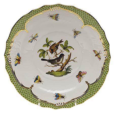 特別価格Herend Rothschild Bird Green Porcelain Salad Plate Motif #4好評販売中 寿司桶