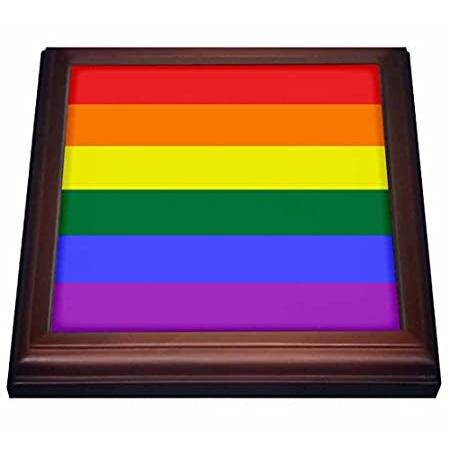 特別価格3drose Rainbow Flag Gay Lesbian Pride Icon Trivet With Ceramic Tile 8 By 8好評販売中 アートレプリカ Delaattravel Com