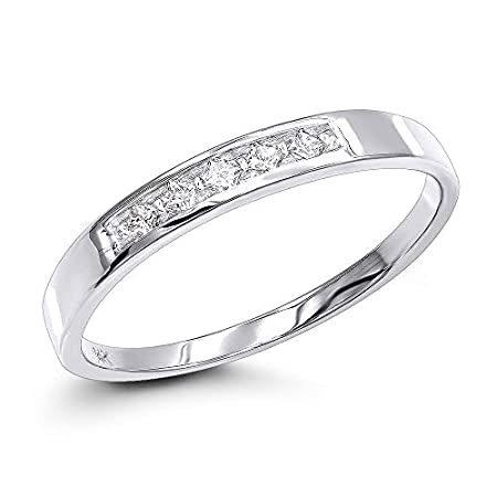 【メーカー包装済】 Band Wedding Ring Diamond Mens Gold 特別価格14K 5 6好評販売中 Size Gold, (White 0.15ctw Stone ネックレス、ペンダント