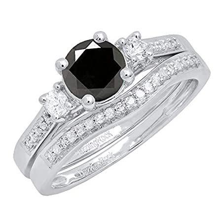 最初の  White Diamond, Black Round MM 6 10K Collection 特別価格Dazzlingrock Sapphire Diam好評販売中 & ネックレス、ペンダント
