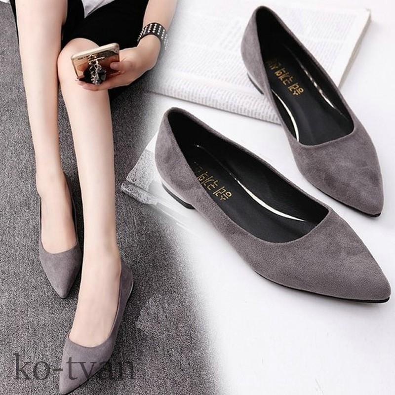 パンプス 走れるパンプス レディース ぺたんこ パンプス ローヒール 2cm ポインテッドトゥ オフィス 通勤 フラット 痛くない レディースシューズ 人気 1901cx159 こーちゃん 通販 Yahoo ショッピング