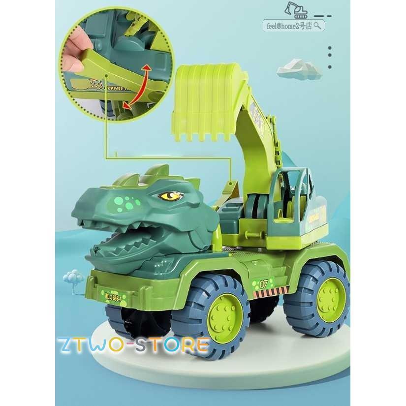 車おもちゃ 恐竜おもちゃ トラックセット DIYカー ミニカーセット 恐竜フィギュア リターンカー 恐竜マップ 男の子 誕生日 プレゼント クリスマス｜ko-tyan｜15