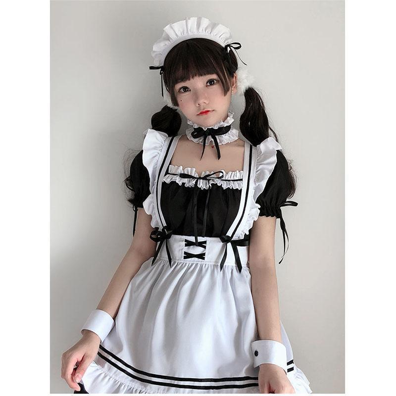 ハロウィン衣装 メイド服 コスプレ 魔女 メイド コスチューム 女王 巫女 仮装 ロングワンピース3点セット レディース ドレス レース 可愛い パーティー変装 大人｜ko-tyan｜03