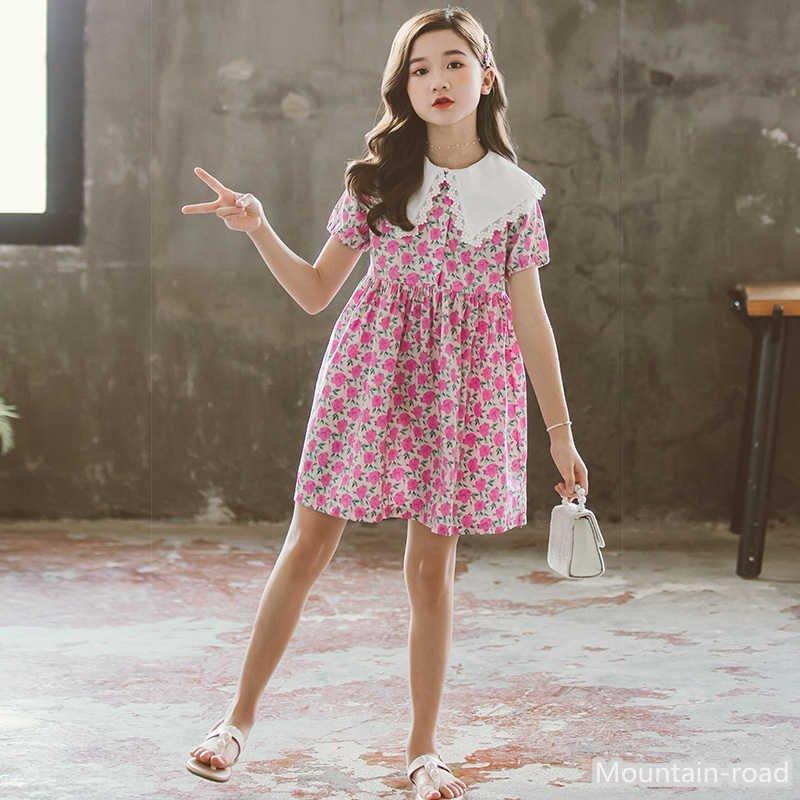 お買い得品 子供服 ワンピース キッズ 女の子 夏 花柄ワンピース 折り襟 韓国子ども服 子供ドレス Dress ベビー服 お姫様 おしゃれ 可愛い カジュアル 新品110 1 新作 Plaza910 Com