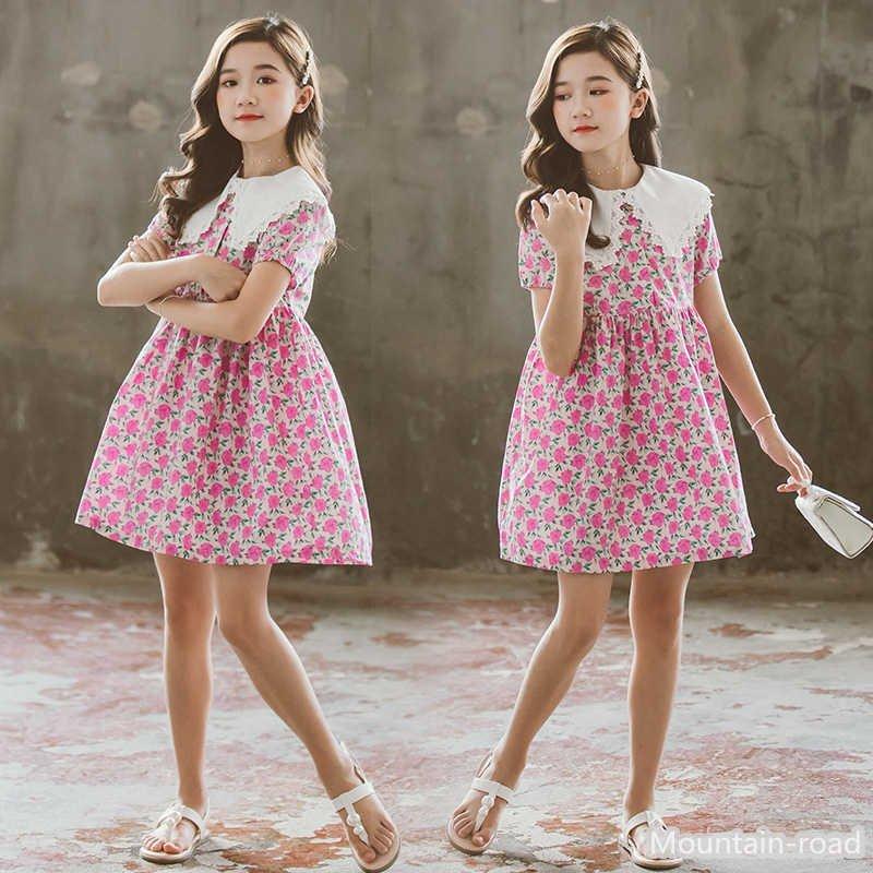 お買い得品 子供服 ワンピース キッズ 女の子 夏 花柄ワンピース 折り襟 韓国子ども服 子供ドレス Dress ベビー服 お姫様 おしゃれ 可愛い カジュアル 新品110 1 新作 Plaza910 Com