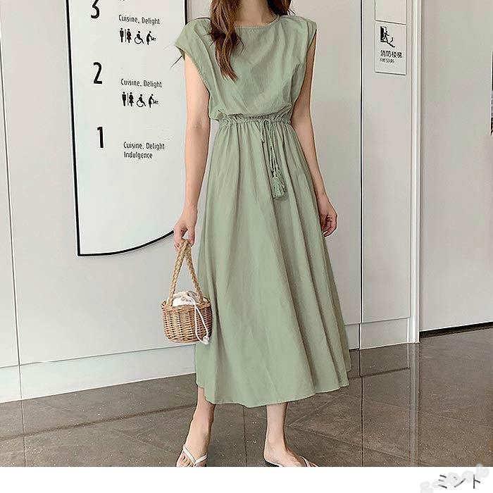 ワンピース 麻混 リネン混 春夏 涼しい ギンガムチェック 無地 ロング Aライン ワンピ レディース Ko Lops こーちゃん 通販 Yahoo ショッピング