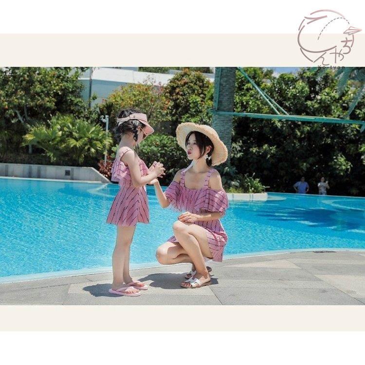 水着 ショートパンツ ワンピース オールインワン セクシー かわいい おしゃれ パッド付き パンツ 肩出し 花柄 可愛温泉水着親子服 単品売り 在庫処分大特価