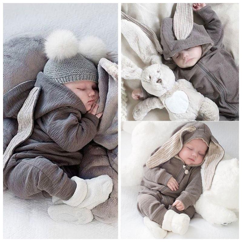 ロンパース ベビー服 新生児 服 ベビー肌着 赤ちゃん 秋冬 うさみみ 耳付き たれ耳 カバーオール パジャマ 可愛い 女の子 男の子 退院 コスプレcm L16cp111 こーちゃん 通販 Yahoo ショッピング