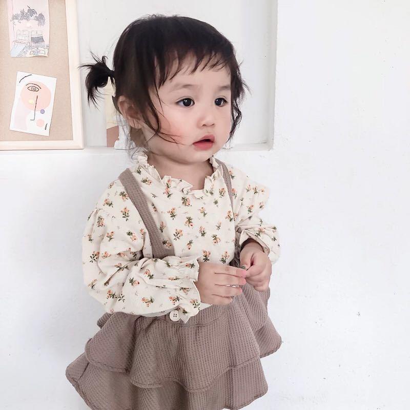 韓国 ベビー服 サロペット ロンパース 子供服 秋服 女の子 フリル 夏 秋 冬 おしゃれ 可愛い かわいい 新生児 60 70 80 90 出産祝い キッズ服 肌着 L16cp113 こーちゃん 通販 Yahoo ショッピング