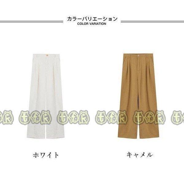 ワイドパンツ レディース パンツ 春秋 ゆったり ロングパンツ ガウチョ ハイウエスト カジュアルパンツ 体型カバー ガウチョパンツ 長ズボン｜ko-tyan｜02