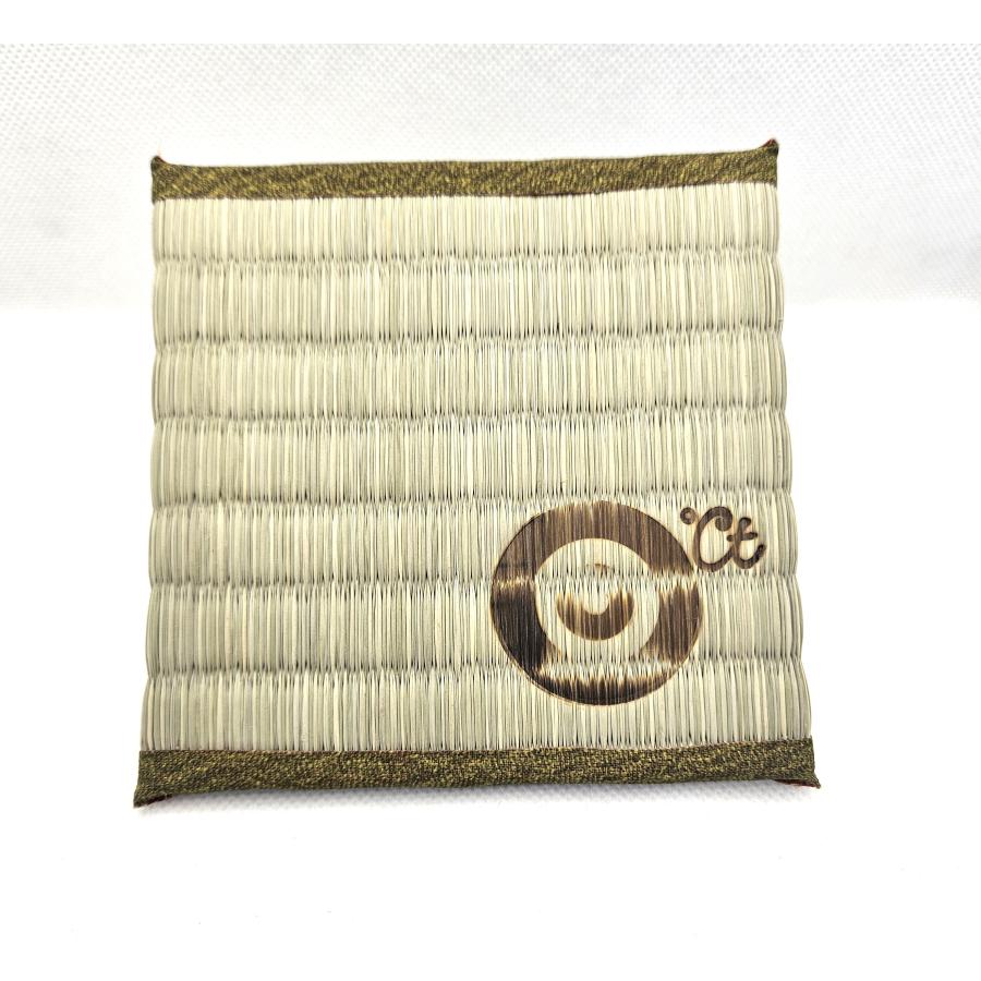 カーリング 畳コースター ハウス 焼印 コースター　畳　丈夫 |  | 07