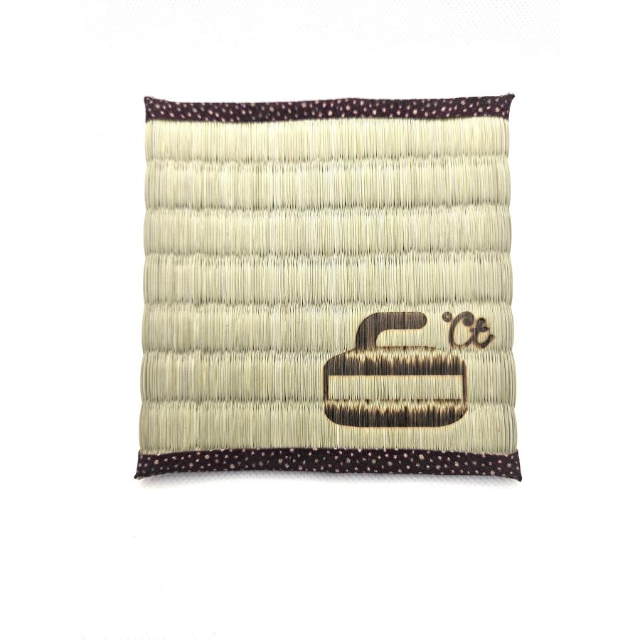 カーリング 畳コースター ハウス 焼印 コースター　畳　丈夫 |  | 04