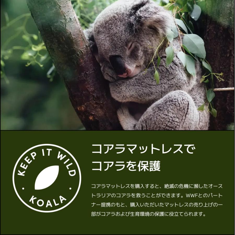 オリジナルコアラマットレス マットレス セミダブル 寝具 厚さ21cm ウレタンフォーム 寝返りサポート 振動吸収 洗えるカバー 120日間返品可能 10年保証 koala(R)｜koalasleepjapan｜16