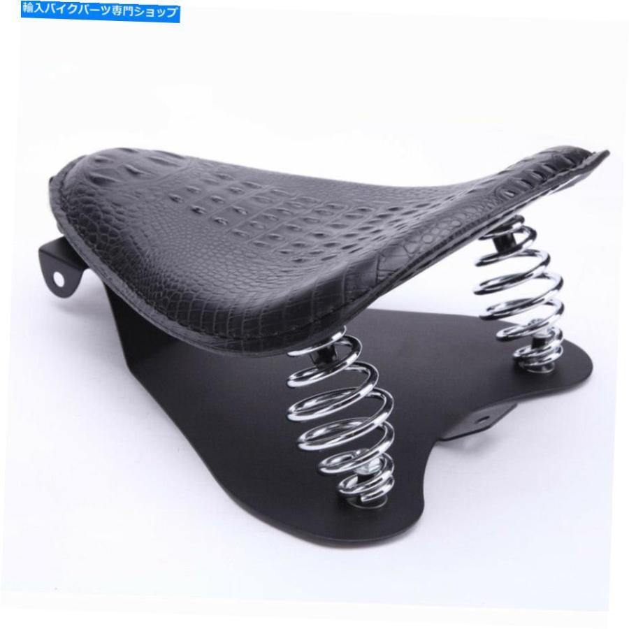 シート ハーレーソフトファットボーイのためのオートバイアリゲーターソロシートスプリングブラケットベースキット Motorcycle Alligator Solo Seat S｜koalucky｜03