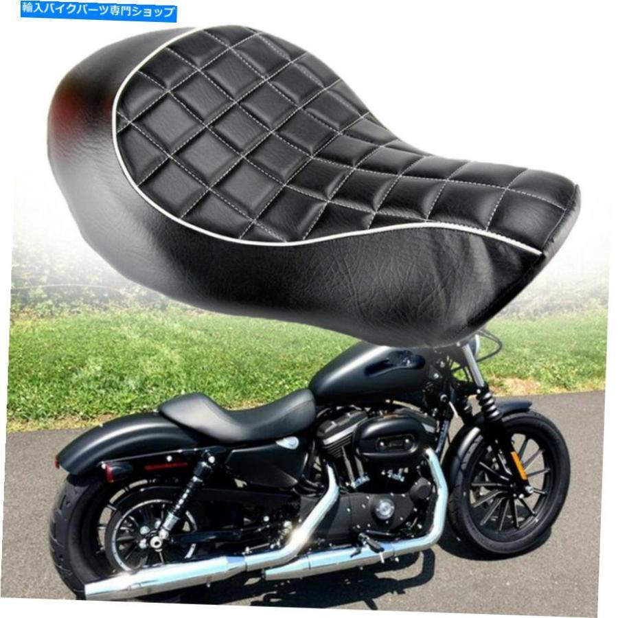 シート ハーレースポーツスターのためのワイドロープロソロの座席 wide low pro solo seat for Harley