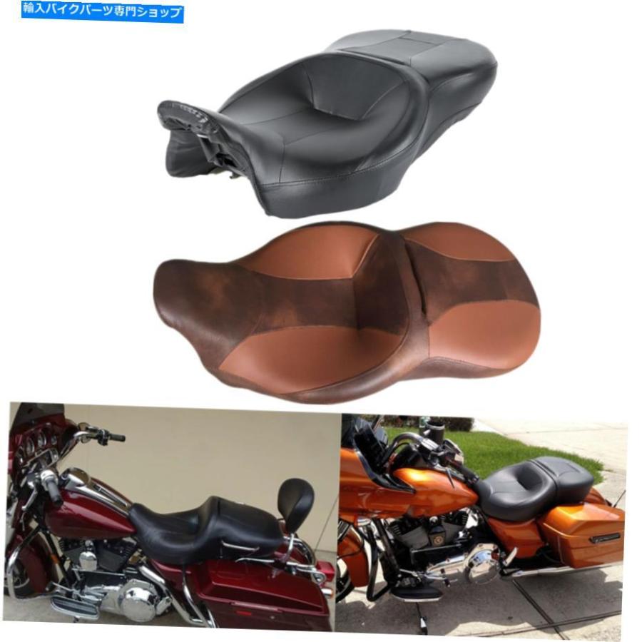シート ハーレーツーリングFlht Flhx Flhr Fltrx Tri Glide 2009-2020 