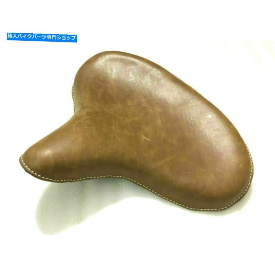 【本革】サドルシート ソロ シングル ボバー WL ナックル パン オリジナル 本革】サドルシート ソロ シングル ボバー WL ナックル パン