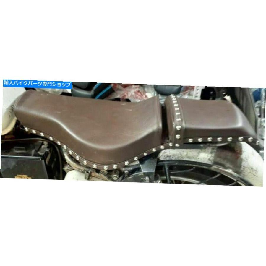 シート ロイヤルエンフィールドクラシック350cc 500ccブラウンレザー 