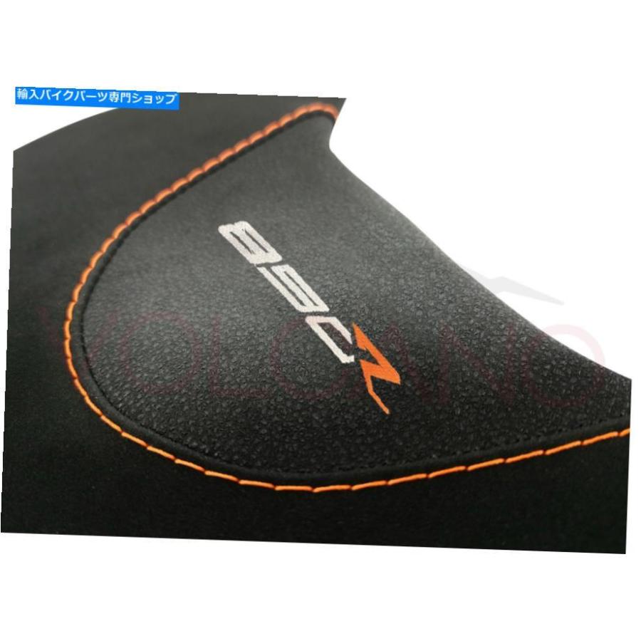 シート KTM 890デュークR 2020火山デザインシートカバーオレンジKT015AA262アンチスリップ Ktm 890 Duke R 2020 Volcano Design Seat Cover Orange Kt｜koalucky｜03