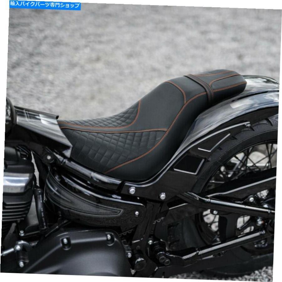 シート Puレザードライバの助手席フィットハーレーソフトスリムフロム18 21 19 Pu Leather Driver Passenger Seat Fit For Harley Softail Slim Usdm 4877 5 コアラッキーオンラインストア 通販 Yahoo ショッピング