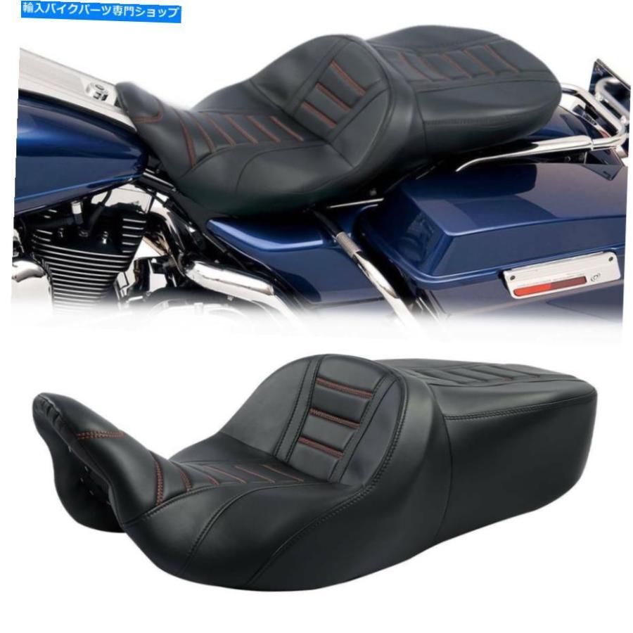 シート ハーレーストリートグライドFlhx Road King 2009-2021の 