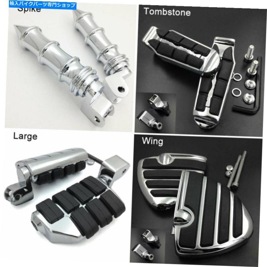 フットペグ 1988年から2000年ホンダゴールドウィング1500 GL1500 SEのためのオートバイの大きい前部足PEGの休息