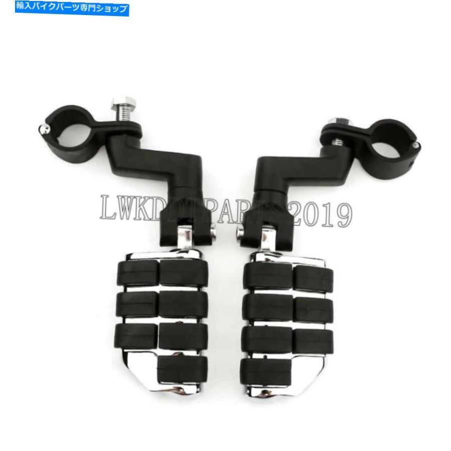 フットペグ ハーレーダビッドソンダイナファットボーイ遺産のためのオートバイハイウェイフットペグ Motorcycle Highway Foot