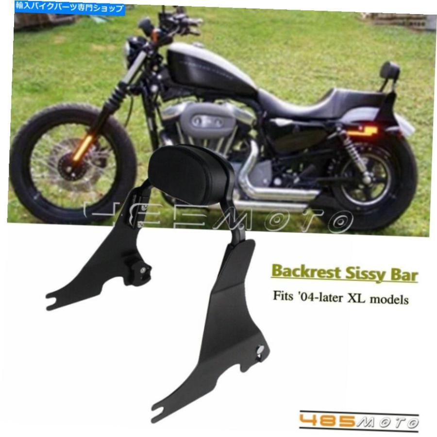 シーシーバー ハーリースポーツスターXL 883N 48 72 04-21のための短い後部乗客の背もたれのSissy Bar Short Rear Passenger Backrest Sissy Bar For｜koalucky