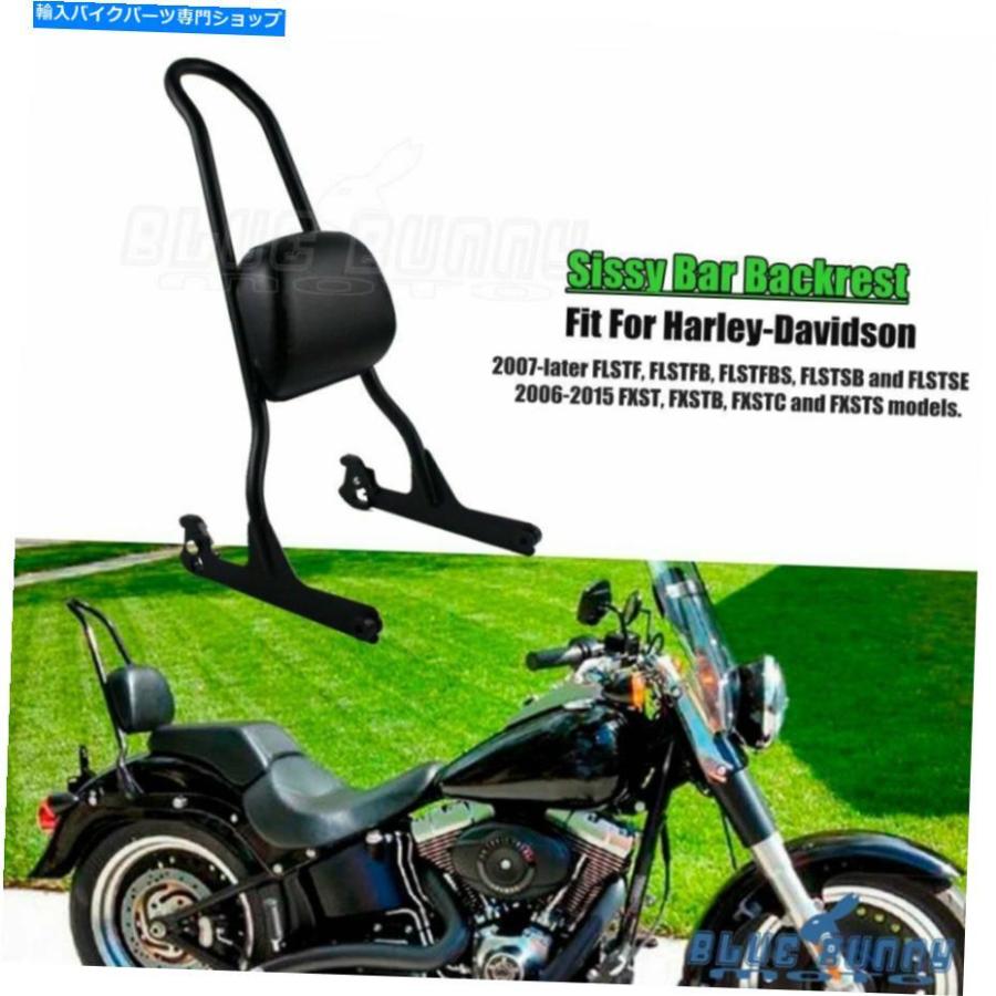 シーシーバー ハーレーファットボーイソフトFLSTF FXST SISSY BAR 