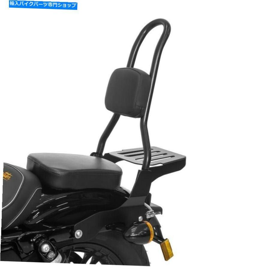 シーシーバー Sissy Bar Ohio L +テールバッグ用ハーレースポーツスター1200ロードスター0408ラック付き Sissy