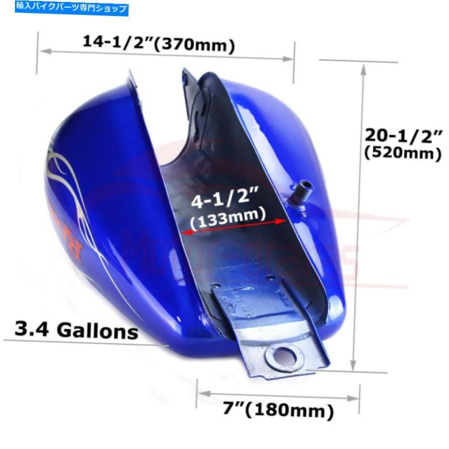 タンク オートバイの炎3.4ガロンの燃料ガスタンクのためのホンダCMX