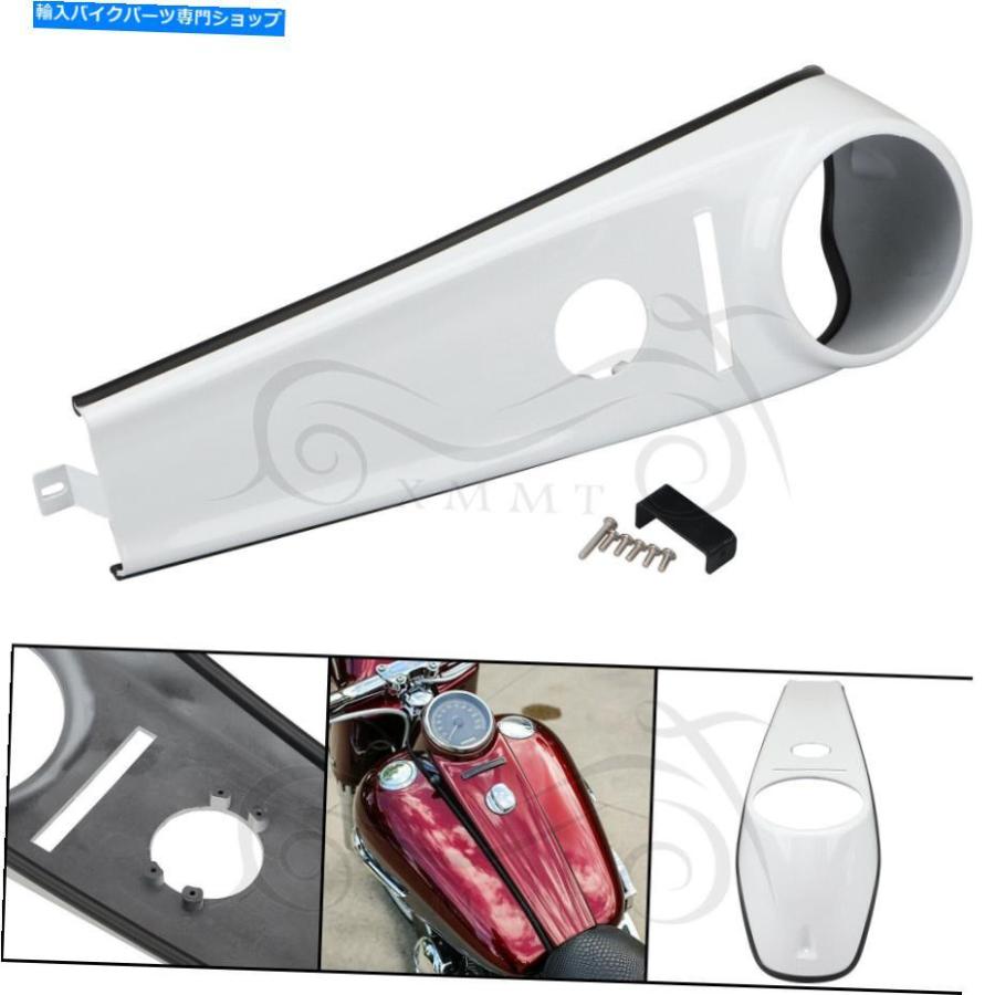 タンク タンクダッシュストックスピードメータースピードパネルカバーのハーレーファットボーイソフトデラックス Tank Dash Stock