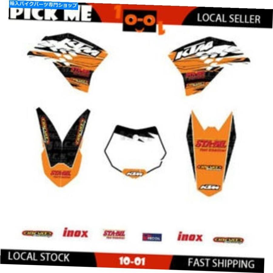 タンク KTM 50SX 50 SX 2009のためのタンクステッカーデカールキット2011年2011年2012年2012年グラフィックキット Tank Sticker Decal Kit For KTM 50