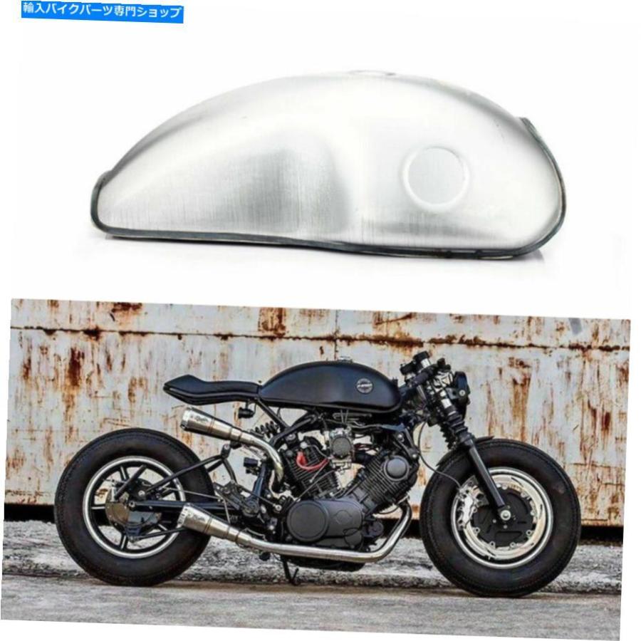 オートバイ 9l 2 4gal Black Cg125 Matte カフェレーサーヴィンテージ キャップ バイクパーツ ホンダ 燃料ガスタンク 人気の ファッションブランド 2 4gal
