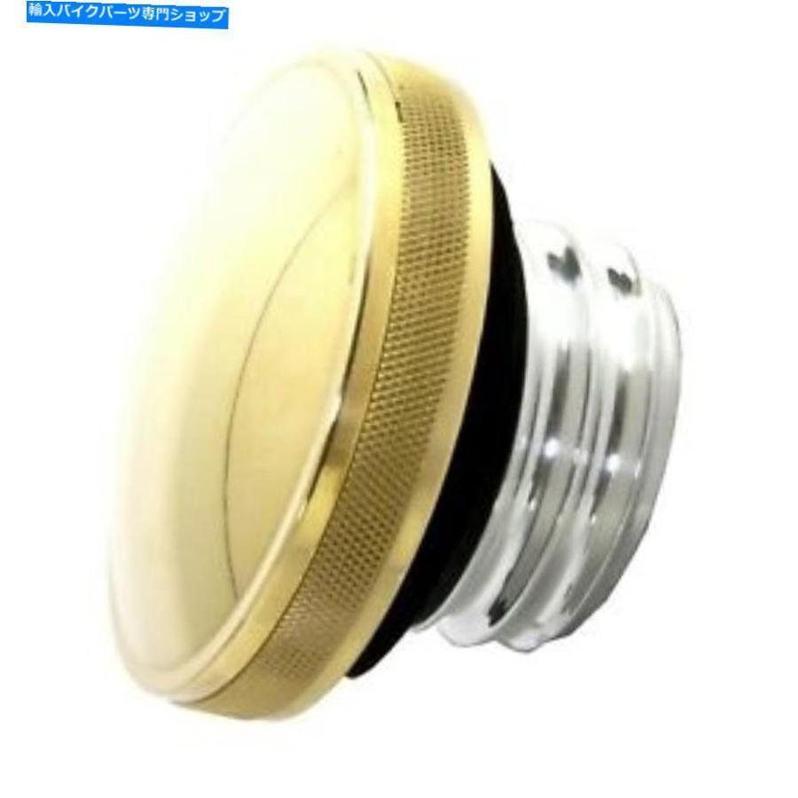 タンク MOMEDスタイルの真鍮ガスタンクキャップのハーレーダビッドソン19832017 Domed Style Brass Gas