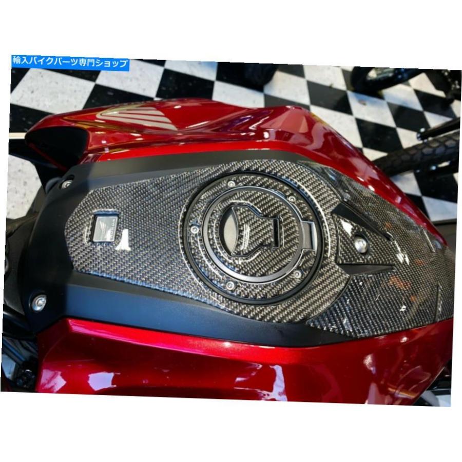 タンク ホンダCB300Rドライカーボンファイバータンクパッドステッカートリムプロテクターオーバーレイカバー Fit Honda CB300R Dry Carbon Fiber Tank